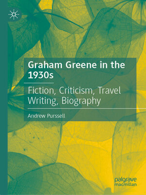 cover image of Graham Greene in the 1930s